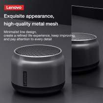 Lenovo ThinkplUS K3 Speaker, Bluetooth Version 5.0 Spearker/Outdoor Loudspeaker with 1200 mAh Battery Capacity, Black Color