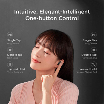 Lenovo True Wireless Stereo In-Ear Earphone HT18 (Black)