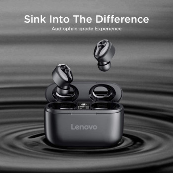 Lenovo True Wireless Stereo In-Ear Earphone HT18 (Black)