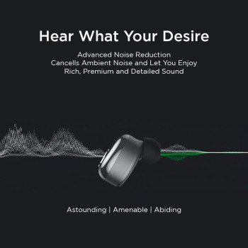 Lenovo True Wireless Stereo In-Ear Earphone HT18 (Black)