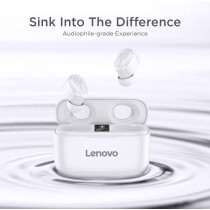 Lenovo True Wireless Stereo In-Ear Earphone HT18 (White)