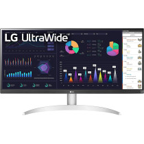 LG 29WQ600-W 29 Inch 21:9 UltraWide Full HD (2560 x 1080) 100Hz IPS Monitor, with RGB 99% Color Gamut with HDR10, USB Type-C, AMD FreeSync, Built in Speakers, 3-Side Virtually Borderless Design