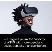 Linksys MX8000 Velop Mesh WiFi 6 System, Router Replacement Tri-Band Wireless Network for Whole Home Coverage, 5,400 Sq. ft Coverage, 80+ Devices, Speeds up to (AX4000) 4.2Gbps- 2PK
