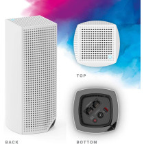 Linksys WHW0302 Velop Tri-Band Whole Home Wi-Fi Mesh System Router, White, Pack Of 2