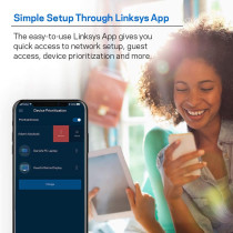 Linksys Whw0303 Velop Whole Home Mesh Wi-Fi System Router, White, Pack Of 3, 3-Pack