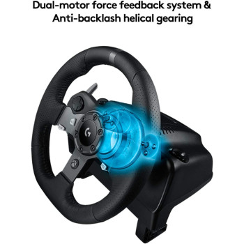 Logitech G920 Driving Force Racing Wheel for Xbox One and PC - UAE Version