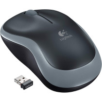 Logitech M185 Wireless Mouse, Black, Sold as 2 Each