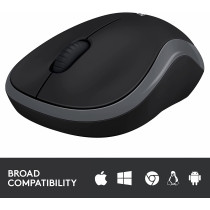 Logitech M185 Wireless Optical Mouse Nano Receiver (910-003888) Gray