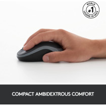 Logitech Mk270 Wireless Keyboard And Mouse Combo For Windows, 2.4 Ghz Wireless, Compact Wireless Mouse, 8 Multimedia And Shortcut Keys, 2-Year Battery Life, Pc/Laptop, English/Arabic
