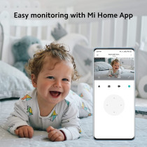 MI Xiaomi Wireless Home Security Camera 2i 2022 Edition Full HD Picture 360 View 2MP AI Powered Motion Detection Enhanced Night Vision| Talk Back Feature (2 Way Calling), 1080p, White