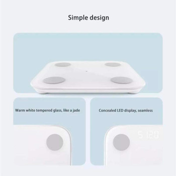 New Xiaomi Mi Body Composition Scale 2 Smart Fat Weight Health Scale BT 5.0 Balance Test 13 Body Date BMI Weight Scale LED Digital Display Mi Fit APP Data Analysis