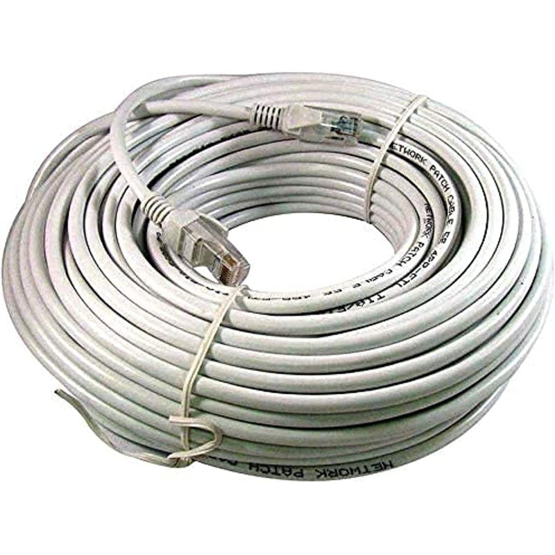 Generic 20m RJ45 Cat-6 Ethernet LAN Network Grey Cable