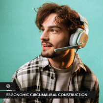 Astro A10 Gaming Headset Gen 2 Wired Gaming Headset with Flip-to-mute Microphone, 32 mm Drivers, Compatible With PC - Mint