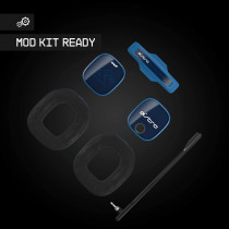 ASTRO Gaming A40 TR Wired Gaming Headset, Audio V2, Dolby ATMOS, 3.5mm Audio Jack, Swappable Mic, Black/Blue