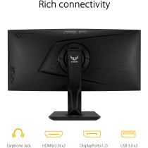 ASUS Asus TUF Gaming VG35VQ 35" Curved HDR Monitor 100Hz UWQHD (3440 X 1440) 1ms FreeSync Eye Care DisplayPort HDMI USB HDR10