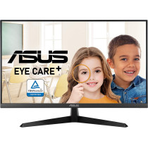 ASUS ASUS VY279HE 27" Eye Care Monitor, 1080P Full HD, 75Hz, IPS, 1ms, Adaptive-Sync, Eye Care Plus, Color Augmentation, HDMI VGA, Frameless, VESA Wall Mountable