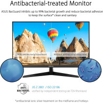 ASUS ASUS VY279HE 27" Eye Care Monitor, 1080P Full HD, 75Hz, IPS, 1ms, Adaptive-Sync, Eye Care Plus, Color Augmentation, HDMI VGA, Frameless, VESA Wall Mountable