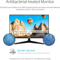 ASUS VY249HE 23.8" Eye Care Monitor, 1080P Full HD, 75Hz, Color Augmentation, HDMI VGA, VESA Wall Mountable