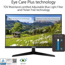 ASUS VY249HE 23.8" Eye Care Monitor, 1080P Full HD, 75Hz, Color Augmentation, HDMI VGA, VESA Wall Mountable