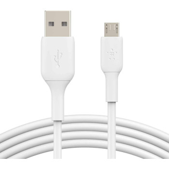 Belkin Belkin Micro USb Cable For Portable Speakers, Power Banks, Ereaders, And More 2 M, White, Cab005Bt1Mwh