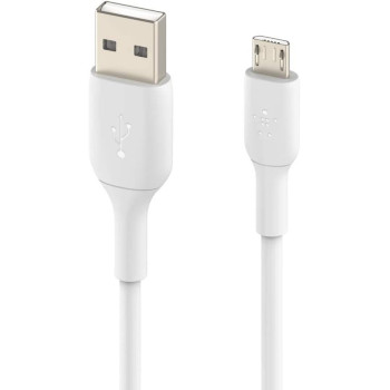 Belkin Belkin Micro USb Cable For Portable Speakers, Power Banks, Ereaders, And More 2 M, White, Cab005Bt1Mwh