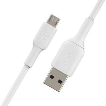 Belkin Belkin Micro USb Cable For Portable Speakers, Power Banks, Ereaders, And More 2 M, White, Cab005Bt1Mwh