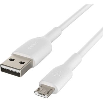 Belkin Belkin Micro USb Cable For Portable Speakers, Power Banks, Ereaders, And More 2 M, White, Cab005Bt1Mwh