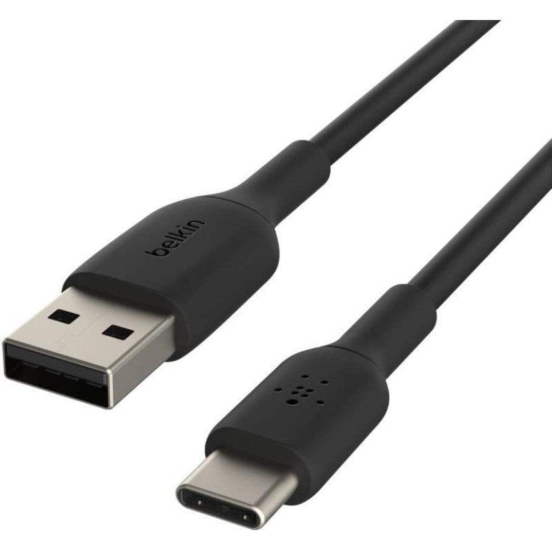 Belkin Belkin Boost Charge USB-C Cable (USB-C to USB-A Cable, USB Type-C Cable for Samsung, Pixel, iPad Pro, Nintendo Switch and More) 15 cm, Black