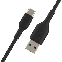 Belkin Belkin Boost Charge USB-C Cable (USB-C to USB-A Cable, USB Type-C Cable for Samsung, Pixel, iPad Pro, Nintendo Switch and More) 15 cm, Black