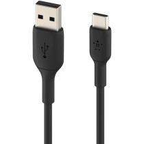 Belkin Belkin Boost Charge USB-C Cable (USB-C to USB-A Cable, USB Type-C Cable for Samsung, Pixel, iPad Pro, Nintendo Switch and More) 15 cm, Black