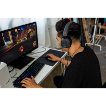 Astro Astro Gaming A10 Headset For Xbox One/Nintendo Switch / PS4 / Pc And Mac - Wired 3.5Mm And Boom Mic By Logitech - Eco-Friendly Packaging - (Red/Black)