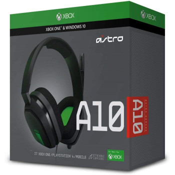 ASTRO ASTRO Gaming A10 Gaming Headset - Green/Black - Xbox One, PS4, Nintendo Switch, Mobile, MAC, and PC
