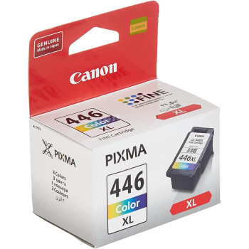 Canon Cl 446XL High Yield C/M/Y Colour Ink Cartridge, Up To 300 A4 Pages From A Single Colour Cartridge, Multi Color, Extra Large