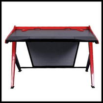 DXRacer Gaming Desk GD-1000-NR-1, Professional Game Work Station, Black/Red