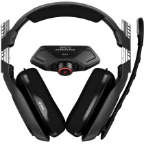 Astro A40 TR Wired Gaming Headset + Controller Mounted MixAmp M80, Astro Audio V2, Swappable Mic, Black/Green