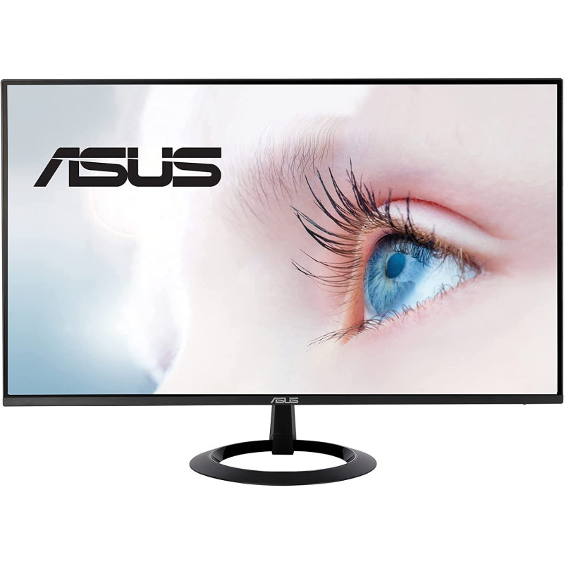 ASUS ASUS 27" 1080P Monitor (VZ27EHE) - Full HD, IPS, 75Hz, 1ms, Adaptive-Sync/FreeSync, Low Blue Light, Free, Ultra-Slim, VESA Mountable, Frameless, HDMI, VGA