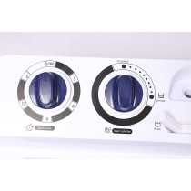 Impex WM 4202 10KG Semi Automatic Washing Machine with Transparent Window View Air Turbo 6.5KGS Spin Capacity Temperature Resistance Wash Buzzer Soack Function