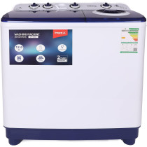 Impex WM 4202 10KG Semi Automatic Washing Machine with Transparent Window View Air Turbo 6.5KGS Spin Capacity Temperature Resistance Wash Buzzer Soack Function