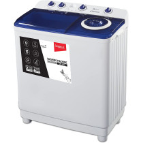 Impex WM 4205 12 KG Semi Automatic Washing Machine With Transparent Window View Air Turbo 6.5 KG Spin Capacity Temperature Resistance Wash Buzzer Soack Function