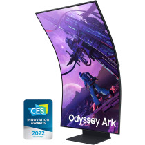 Samsung 55 Inch Curved 4K UHD Smart Gaming Monitor, 165Hz, 1ms, Wi-Fi & Bluetooth Connectivity With HAS & Pivot-LS55BG970NMXUE