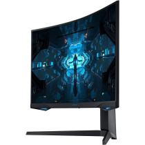 SAMSUNG Odyssey G75 inch G7 1000R Curved Gaming Monitor LC27G75TQSMXUE HDR600, Black
