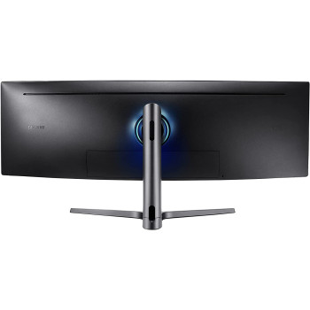 SAMSUNG Odyssey CRG Series 49-Inch Dual QHD (5120x1440) Gaming Monitor, 120Hz, Curved, QLED, HDR, Height Adjustable Stand, Radeon FreeSync (LC49RG90SSNXZA)