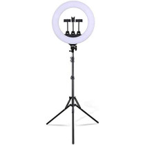 Shopdeals 18in Ring Light with Tripod Stand for Selfie Makeup Live Stream and YouTube Video Dimmable LED Camera