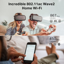 TP-Link AC1350 Gigabit WiFi Router (Archer C59) - Dual Band MU-MIMO Wireless Internet Router, Supports Guest WiFi and AP mode, Long Range Coverage