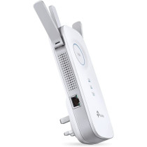TP-Link AC1750 Universal Dual Band Range Extender, Broadband/Wi-Fi Extender, Wi-Fi Booster/Hotspot with 1 Gigabit Port and 3 External Antennas, Built-in Access Point Mode, UK Plug (RE450)