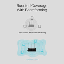 TP-Link Archer C2300 MU-MIMO Dual Band Wireless Gigabit Cable Gaming Router, Combined Wi-Fi Speed Up to 2300 Mbps, 1 USB 3.0, Parent Control, VPN