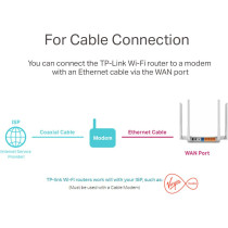 TP-Link Archer C50 AC1200 Dual Band Wireless Cable Router, Wi-Fi Speed Up to 867 Mbps/5 GHz + 300 Mbps/2.4 GHz, Supports Parental Control, Guest Wi-Fi, VPN