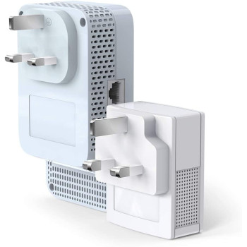 TP-Link AV1000 Gigabit Powerline ac Wi-Fi Kit, Broadband/WiFi Extender, WiFi Booster/Hotspot, Up to 300 meters over existing electrical wiring, No Configuration Required, UK Plug(TL-WPA7517 KIT)