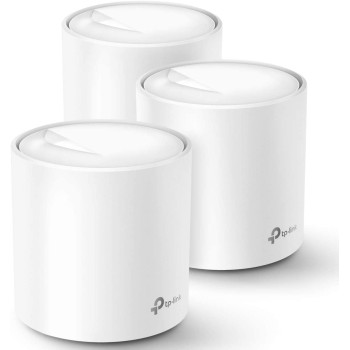 TP-Link AX1800 Whole Home Mesh Wi-Fi 6 System - Covers up to 5800 Sq.Ft, Replaces WiFi Routers and WiFi Extenders, Works with Alexa, Deco X20(3-Pack)