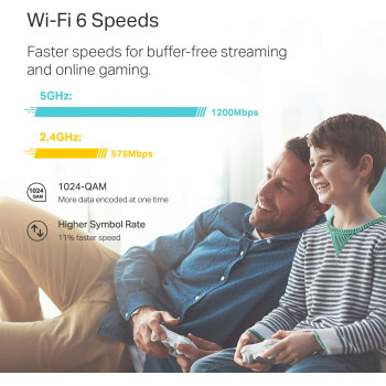 TP-Link AX1800 Whole Home Mesh Wi-Fi 6 System - Covers up to 5800 Sq.Ft, Replaces WiFi Routers and WiFi Extenders, Works with Alexa, Deco X20(3-Pack)